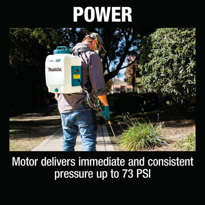 Makita XSU01SM1 18V LXT Lithium-Ion Cordless 2.6 Gallon Backpack Sprayer Kit (4.0Ah)