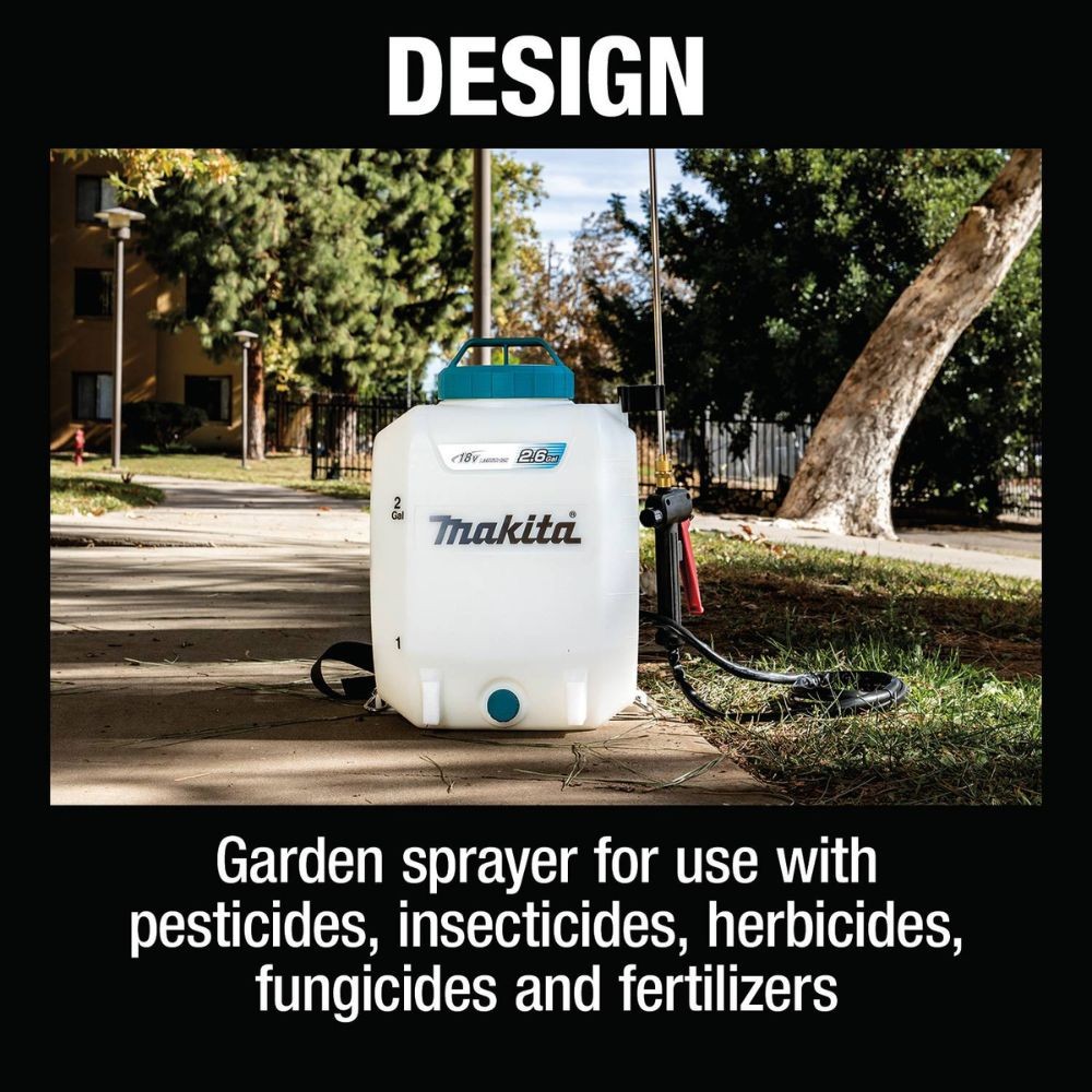 Makita XSU01SM1 18V LXT Lithium-Ion Cordless 2.6 Gallon Backpack Sprayer Kit (4.0Ah)