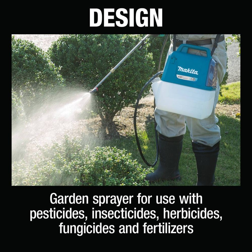 Makita XSU03SM1 18V LXT Lithium-Ion Cordless 1.3 Gallon Sprayer Kit (4.0Ah)