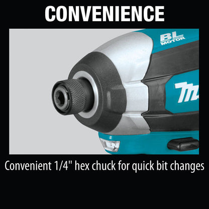 Makita XT281S 18V LXT Lithium-Ion Brushless Cordless 2-Pc. Combo Kit