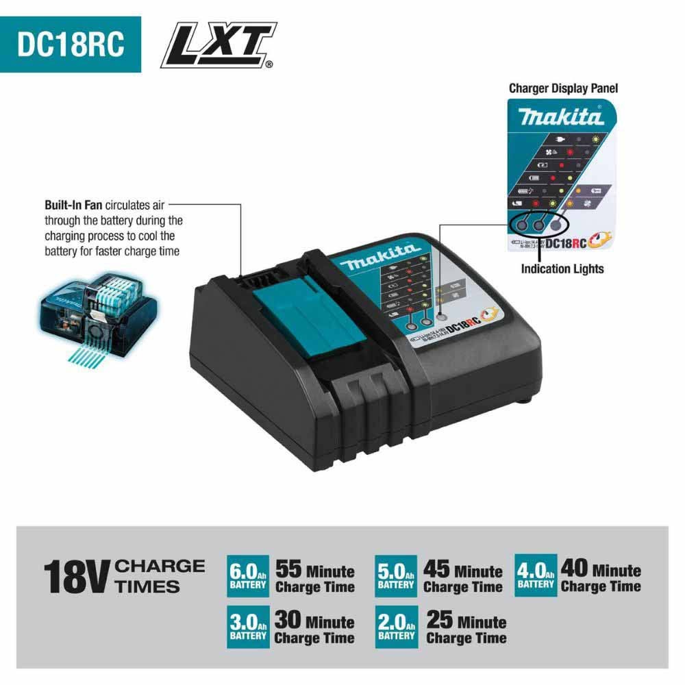 Makita XT297T 18V LXT Lithium-Ion Brushless Cordless 2-Pc. Combo Kit (5.0Ah)