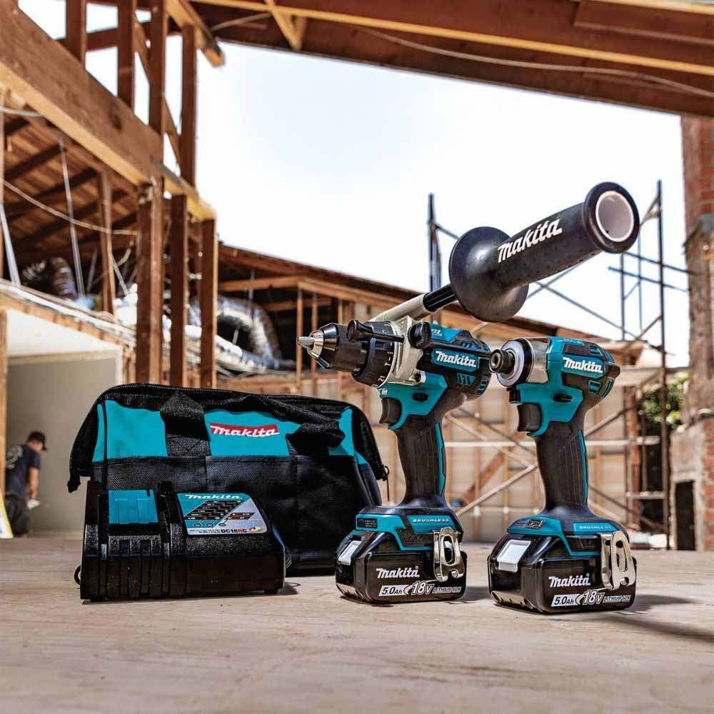 Makita XT297T 18V LXT Lithium-Ion Brushless Cordless 2-Pc. Combo Kit (5.0Ah)