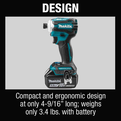Makita XT507PT 18V LXT 5-Pc. Combo Kit (5.0Ah)
