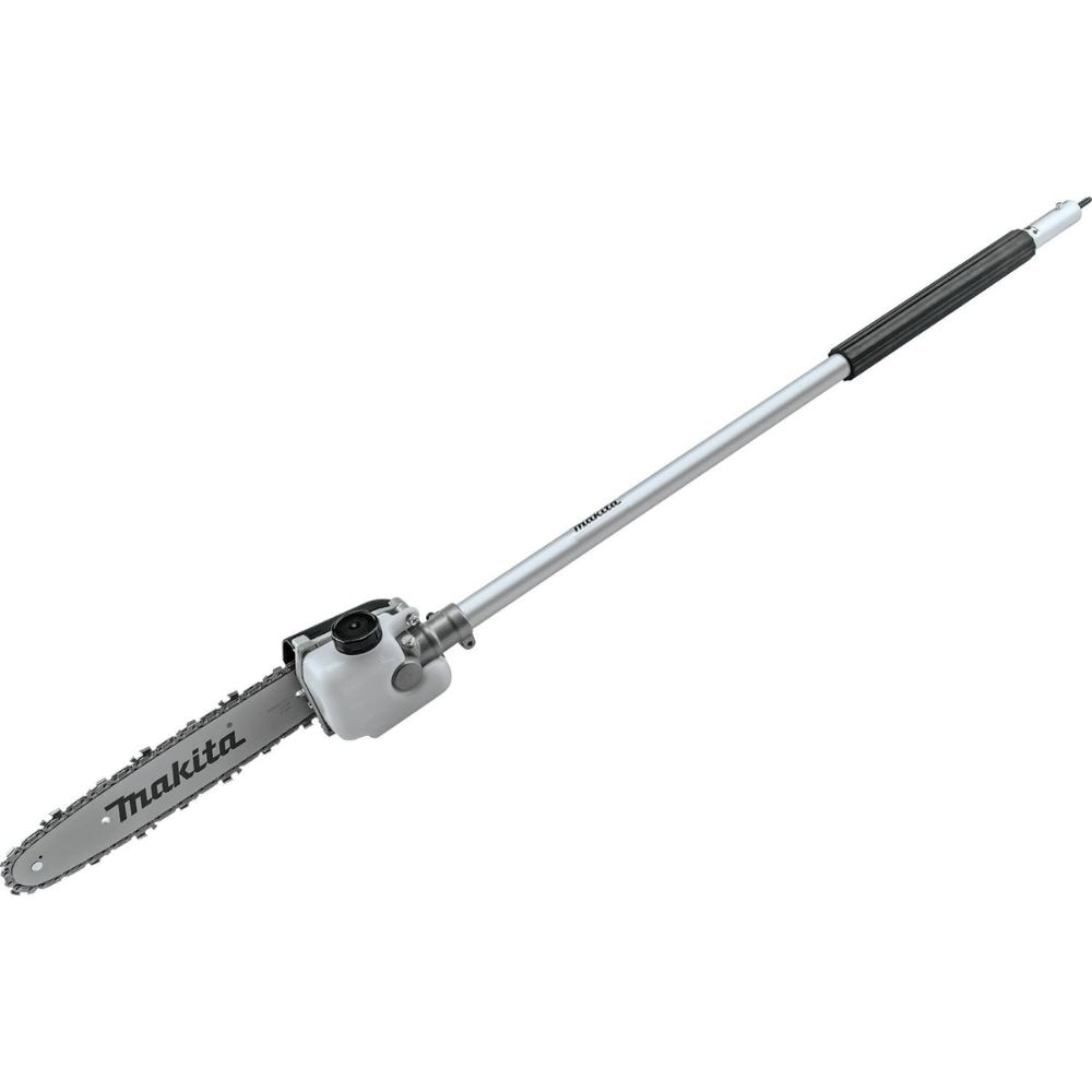 Makita XUX02SM1X4 18V LXT Lithium-Ion Brushless Cordless Couple Shaft Power Head Kit w/ 13" String Trimmer & 10" Pole Saw Attachments, with one battery (4.0Ah)