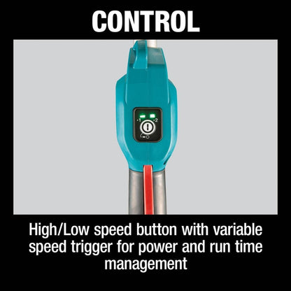 Makita XUX02SM1X4 18V LXT Lithium-Ion Brushless Cordless Couple Shaft Power Head Kit w/ 13" String Trimmer & 10" Pole Saw Attachments, with one battery (4.0Ah)