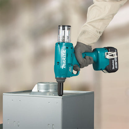 Makita XVR01T 18V LXT Lithium-Ion Brushless Cordless Rivet Tool Kit, 5.0Ah