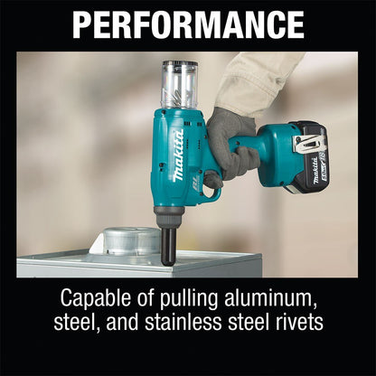 Makita XVR02T 18V LXT Lithium-Ion Brushless Cordless Rivet Tool Kit(5.0Ah)