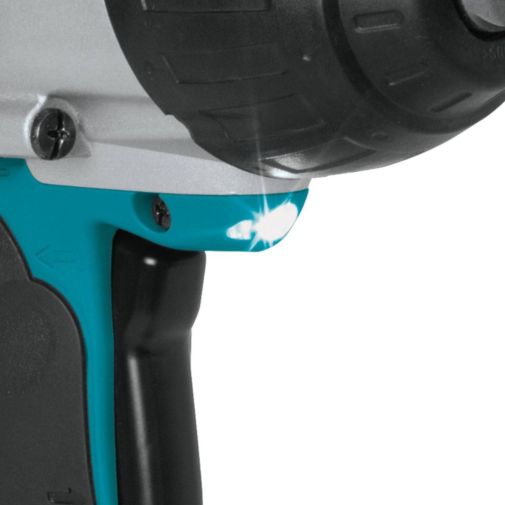 Makita XWT04S1 18V LXT Lithium-Ion Cordless 1/2" Sq. Drive Impact Wrench Kit, rev., rocker switch, L.E.D. Light, bag, with one battery (3.0Ah)