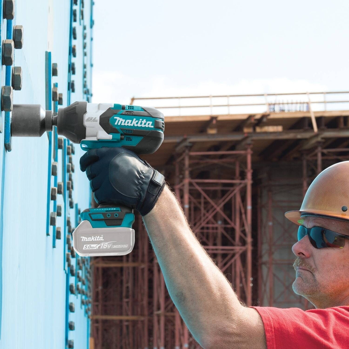 Makita XWT08XVZ 18V LXT Brushless High Torque 1/2" Sq. Drive Utility Impact