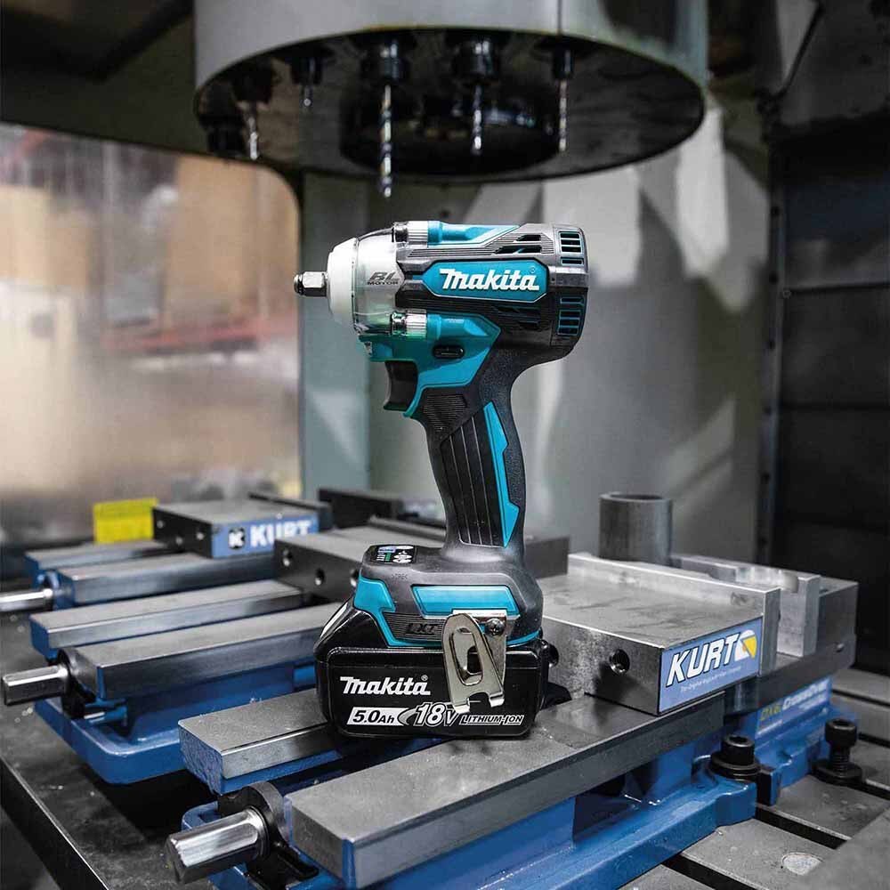 Makita XWT16T 18V LXT Lithium-Ion Brushless Cordless 4-Speed 3/8" Sq. Drive Impact Wrench w/ Friction Ring Anvil (5.0Ah)