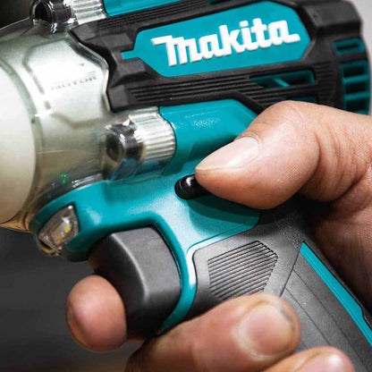 Makita XWT16T 18V LXT Lithium-Ion Brushless Cordless 4-Speed 3/8" Sq. Drive Impact Wrench w/ Friction Ring Anvil (5.0Ah)