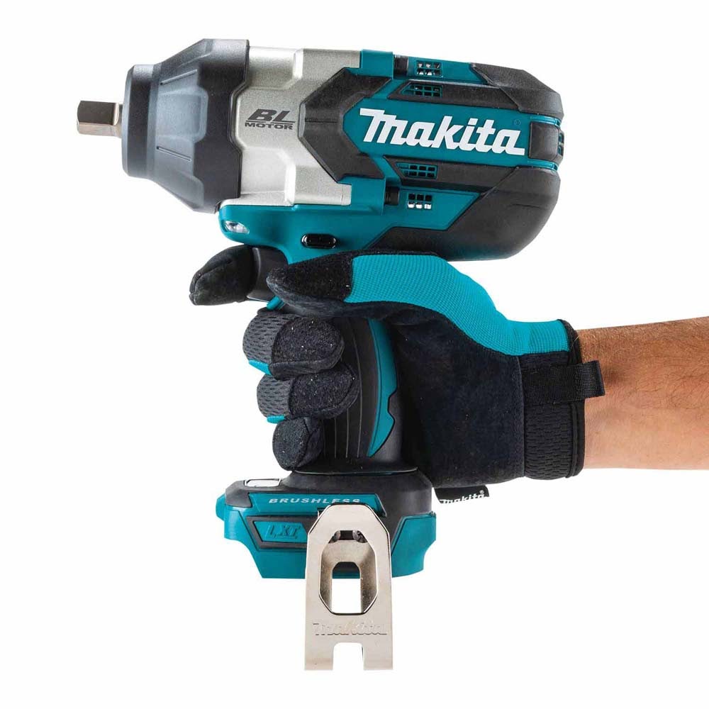 Makita XWT19XVZ 18V LXT Lithium-Ion Brushless Cordless 3-Speed 1/2" Sq. Drive Utility Impact Wrench w/ Detent Anvil, Tool Only