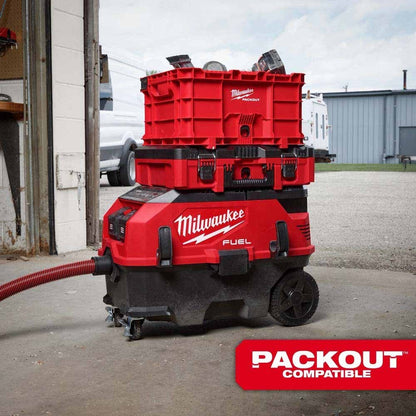 Milwaukee 0888-20 M18 FUEL 9 Gallon Dual Battery Dust Extractor with PACKOUT Compatibility