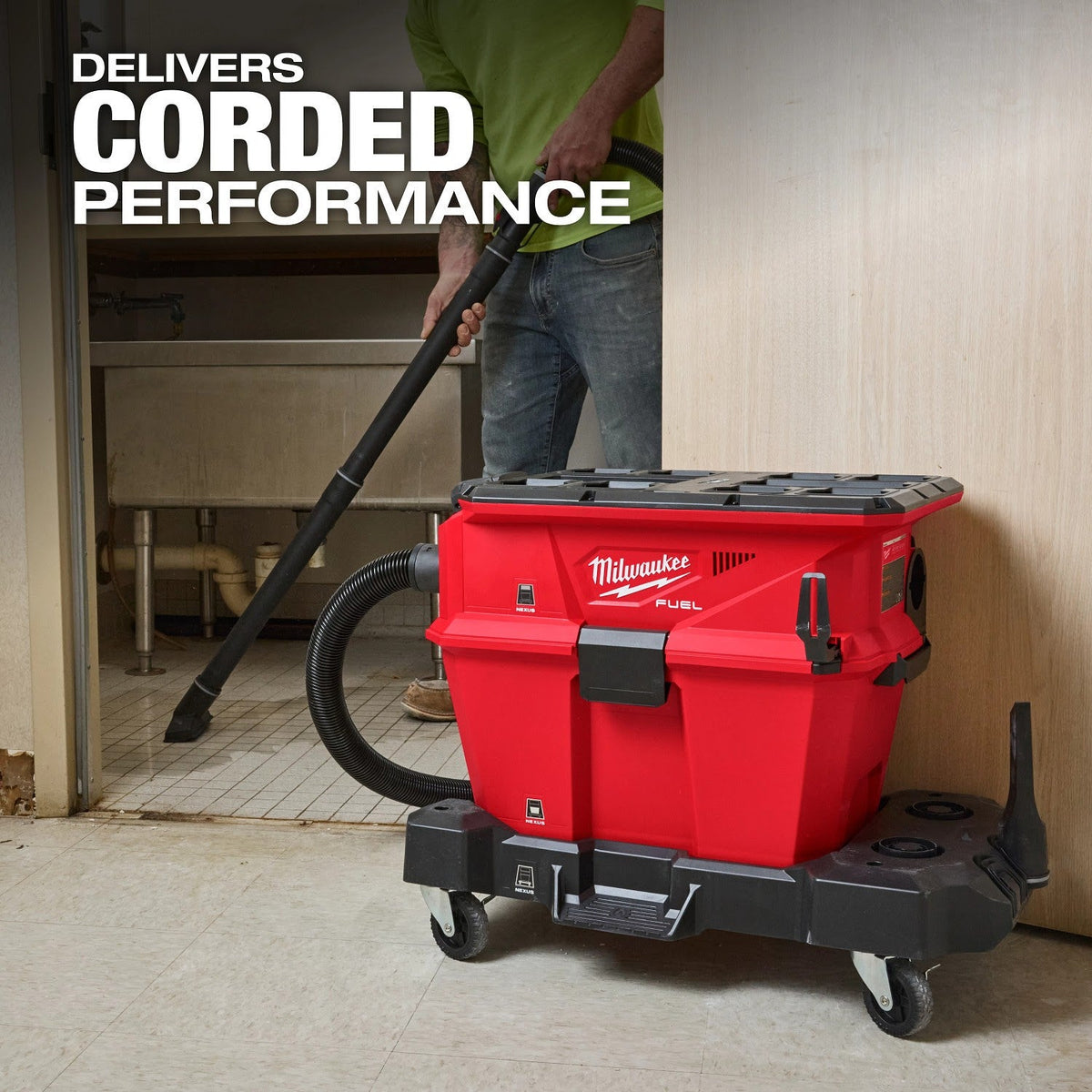 Milwaukee 0914-20 M18 FUEL NEXUS 6 GAL Wet/Dry Vacuum w/ VACLINK