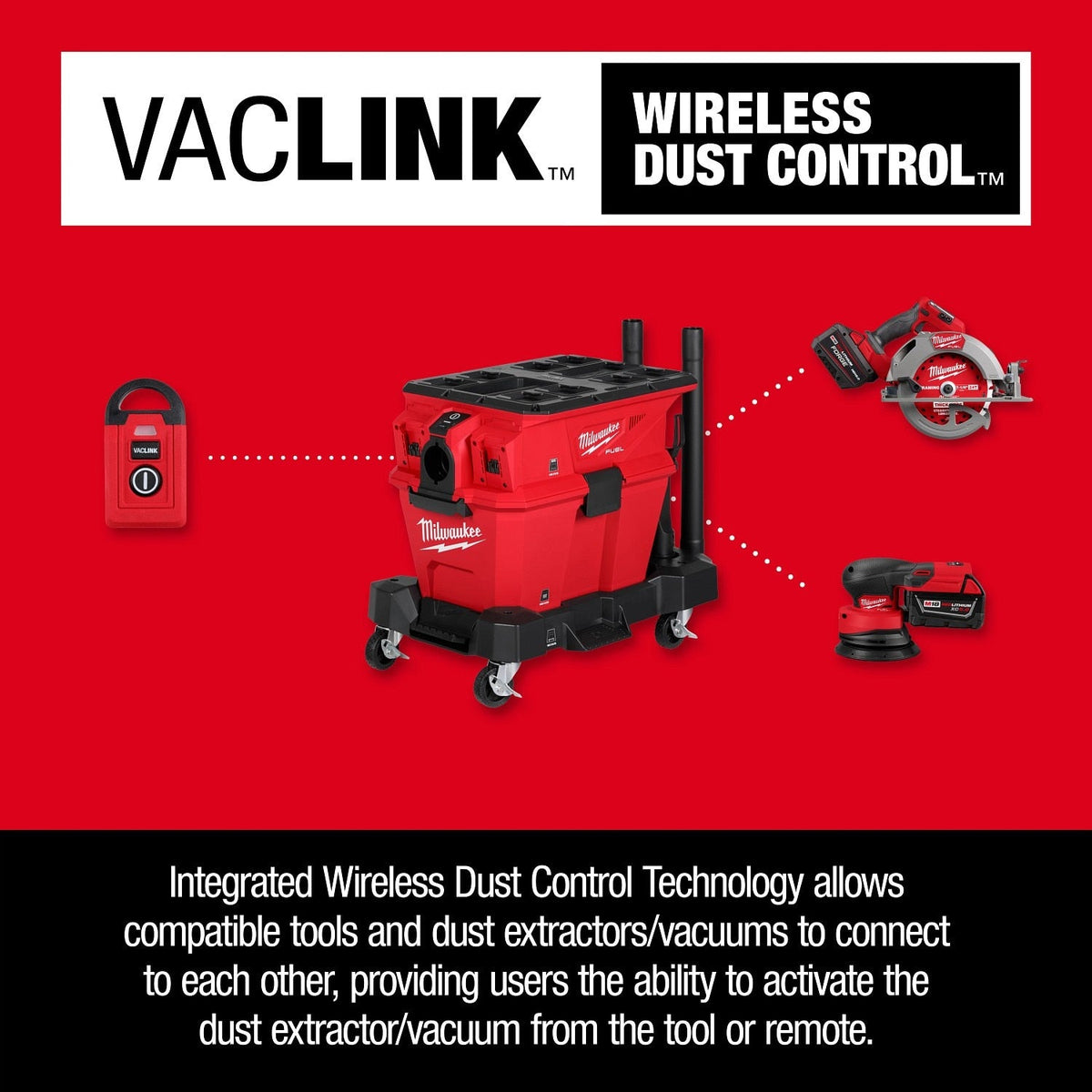 Milwaukee 0926-20 M18 FUEL NEXUS Dual Battery Wet/Dry Vacuum Motor Head