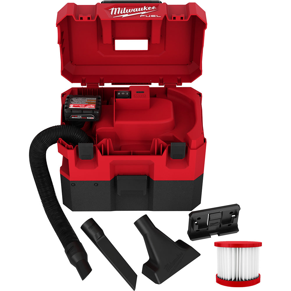 Milwaukee  0960-21 M12 FUEL 1.6 Gallon Wet/Dry Vacuum Kit
