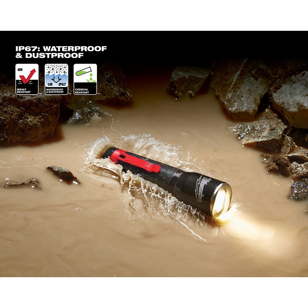Milwaukee 2107S 325L Focusing Flashlight w/ Holster