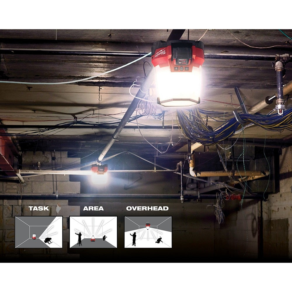 Milwaukee 2146-20 M18 RADIUS LED Compact Site Light with One Key