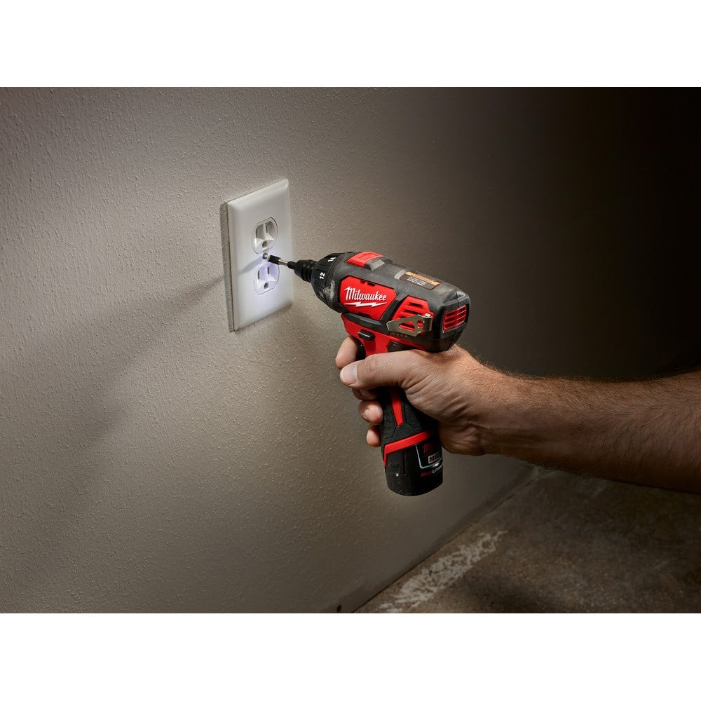 Milwaukee 2401-22 M12 Lithium-Ion 12V 1/4" Hex Screwdriver Kit