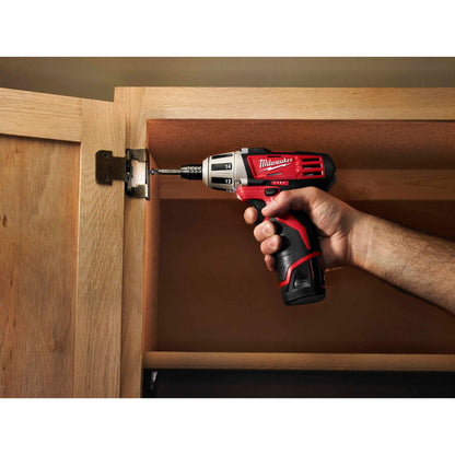 Milwaukee 2401-22 M12 Lithium-Ion 12V 1/4" Hex Screwdriver Kit