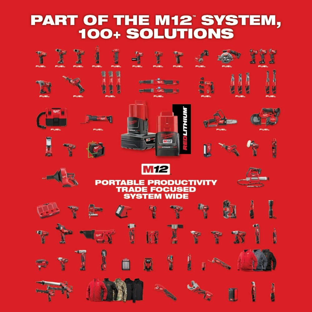 Milwaukee 2407-20 M12 3/8” Drill/Driver (Bare)