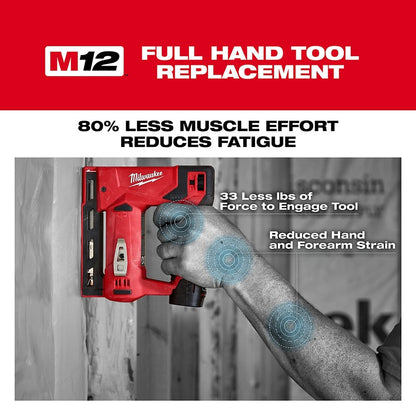 Milwaukee  2447-20 M12 3/8" Crown Stapler