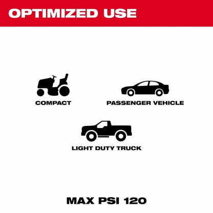 Milwaukee 2492-24 M12 4-Tool Cordless Combo Kit with Hex Screwdriver, Flood Light, Inflator and 3/8 in Ratchet (4 Tool Kit)