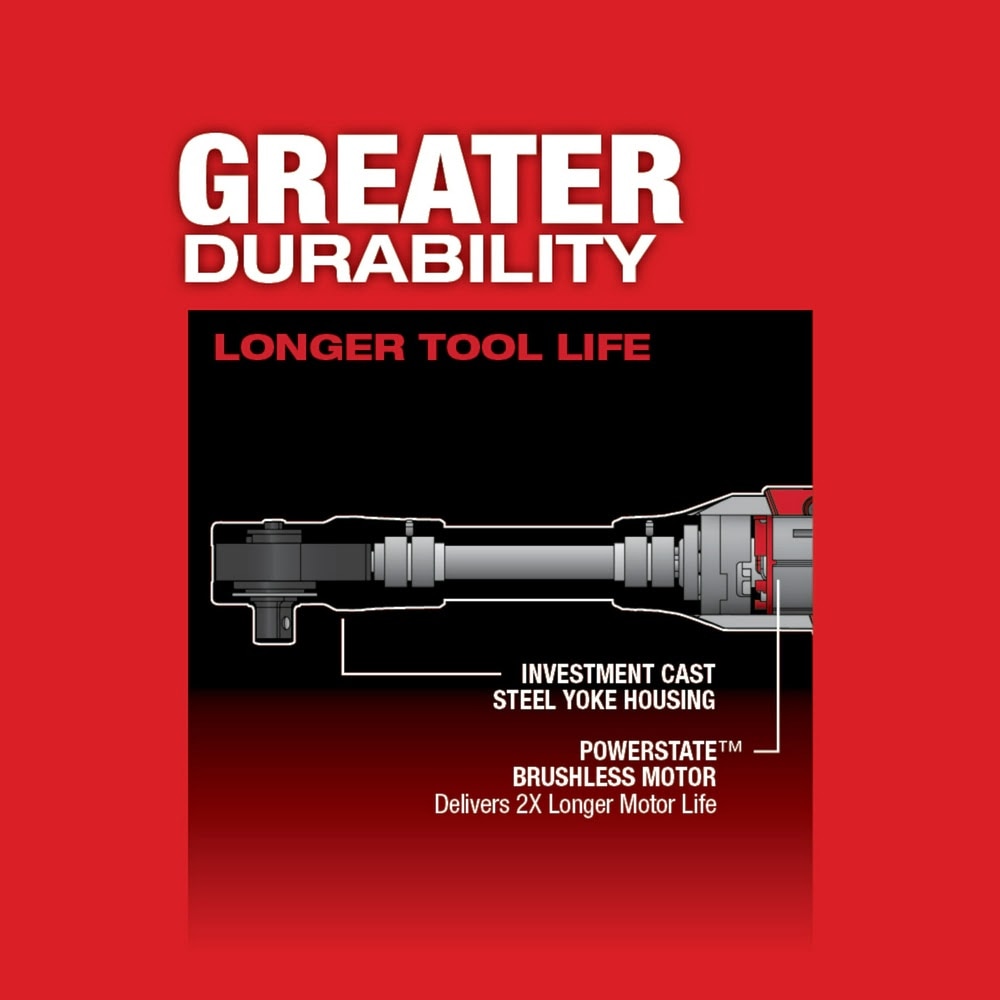Milwaukee 2560-21 M12 FUEL 3/8" Extended Reach Ratchet 1 Battery Kit
