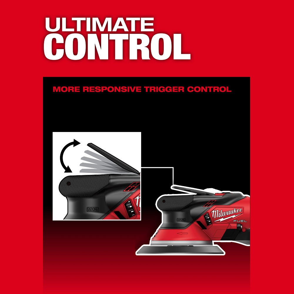 Milwaukee 2584-20 M12 FUEL 6" Random Orbital Sander (3/32")