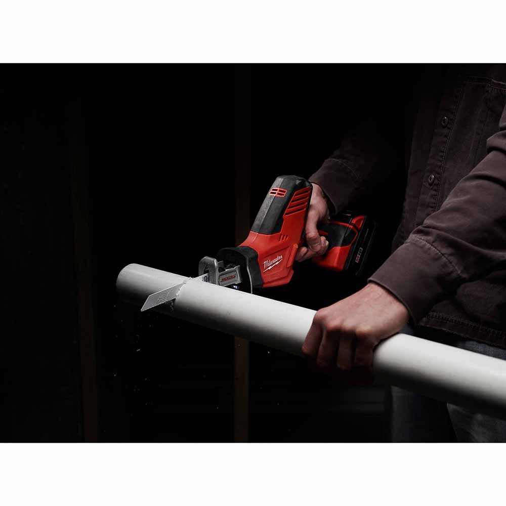 Milwaukee 2625-20 M18 18-Volt Hackzall Cordless One-Handed Reciprocating Saw (Tool Only, No Battery)