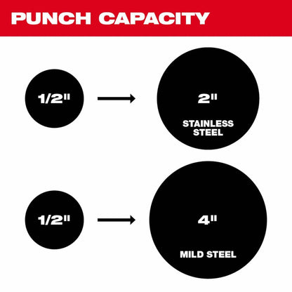 Milwaukee 2677-04 M18 FORCE LOGIC 6T Knockout Tool 1/2" - 4"