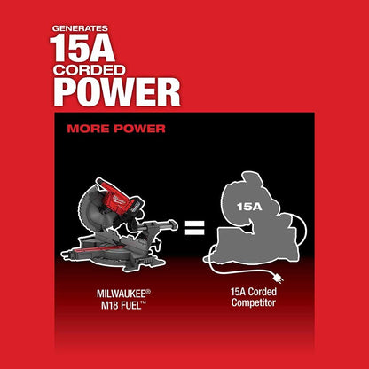 Milwaukee 2739-20 M18 FUEL 12" Dual Bevel Sliding Compound Miter Saw - Bare Tool