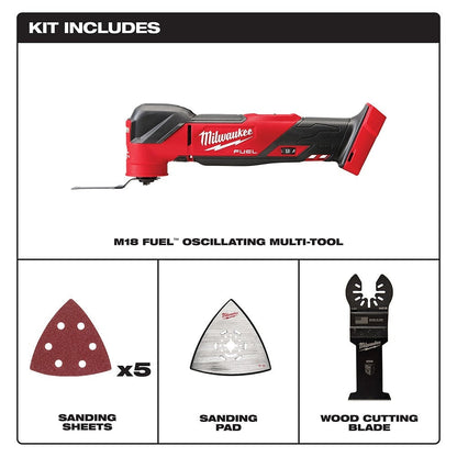 Milwaukee 2836-20 M18 FUEL™ Oscillating Multi-Tool (Bare-Tool)