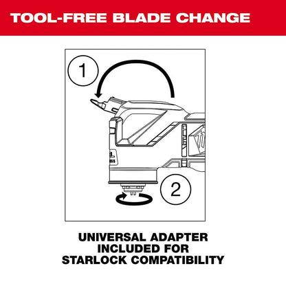 Milwaukee 2836-20 M18 FUEL™ Oscillating Multi-Tool (Bare-Tool)