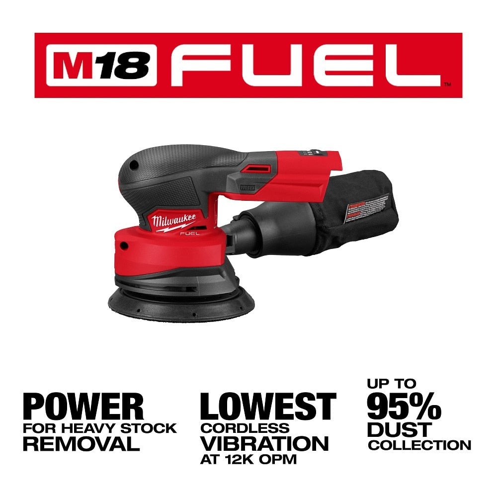 Milwaukee 2837-20 M18 FUEL 5" Random Orbital Sander with Brushless Motor