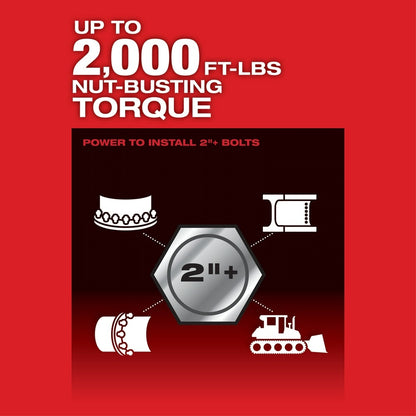 Milwaukee 2868-20 M18 FUEL 1" D-Handle High Torque Impact Wrench w/ ONE-KEY