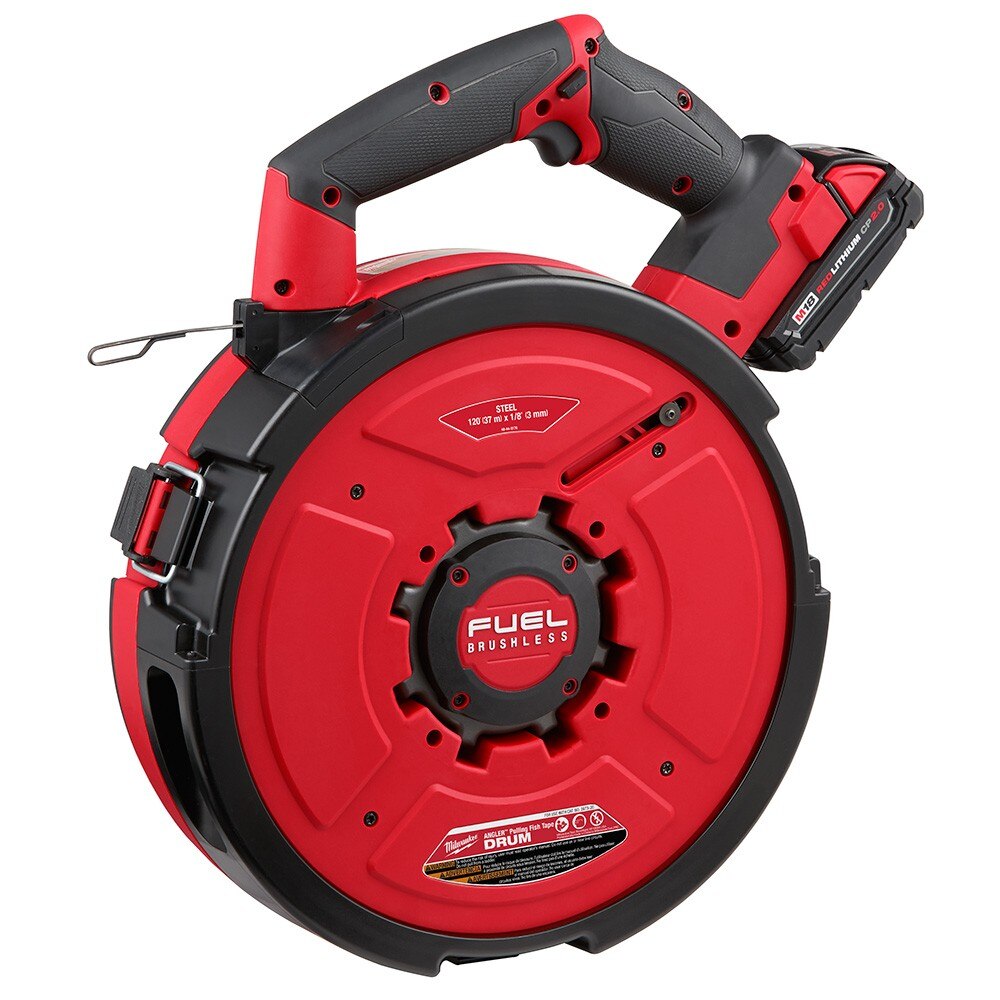 Milwaukee 2873A-22 M18 FUEL Angler 120' Steel Pulling Fish Tape Kit