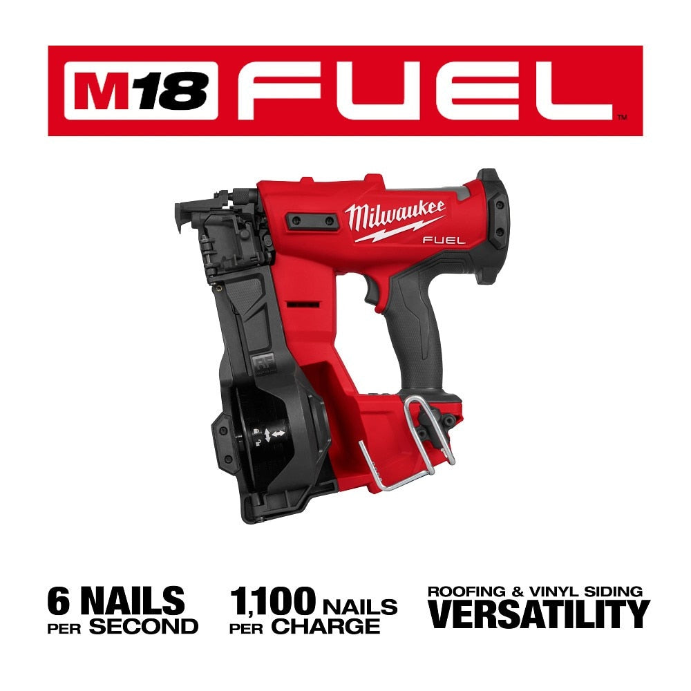 Milwaukee 2909-20 M18 FUEL Coil Roofing Nailer