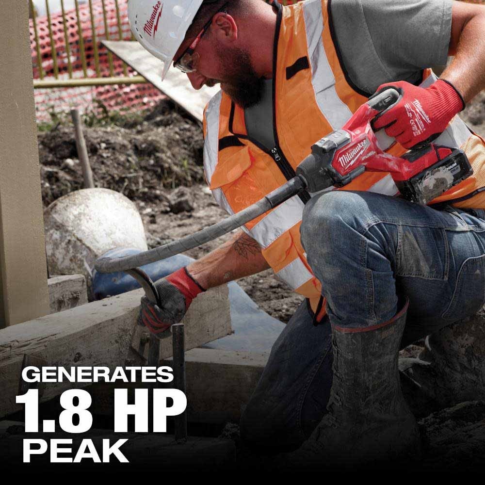 Milwaukee 2910-21 M18 FUEL™ 4' Concrete Pencil Vibrator Kit