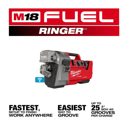 Milwaukee 2928-22 M18 FUEL RINGER Roll Groover for 2” – 6” Sch 10/40
