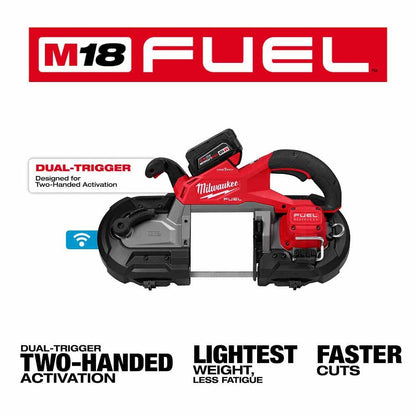 Milwaukee 2929S-22 M18 FUEL Dual Trigger Deep Cut Band Saw Kit