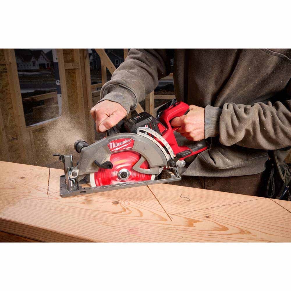 Milwaukee 2930-20 M18 FUEL 7-1/4" Rear Handle Circular Saw – Cordless, 2-5/8" Cut Capacity