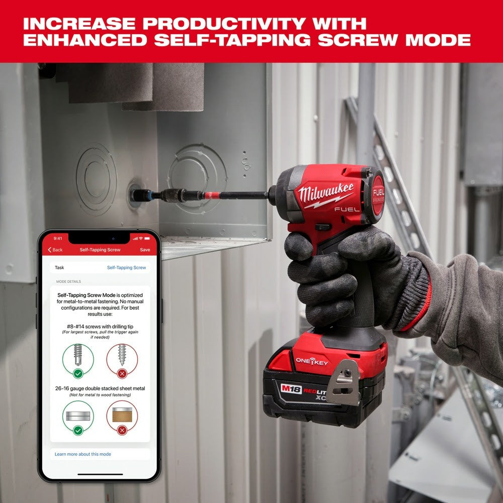 Milwaukee 2957-20 M18 FUEL 1/4" Hex Impact Driver w/ ONE-KEY
