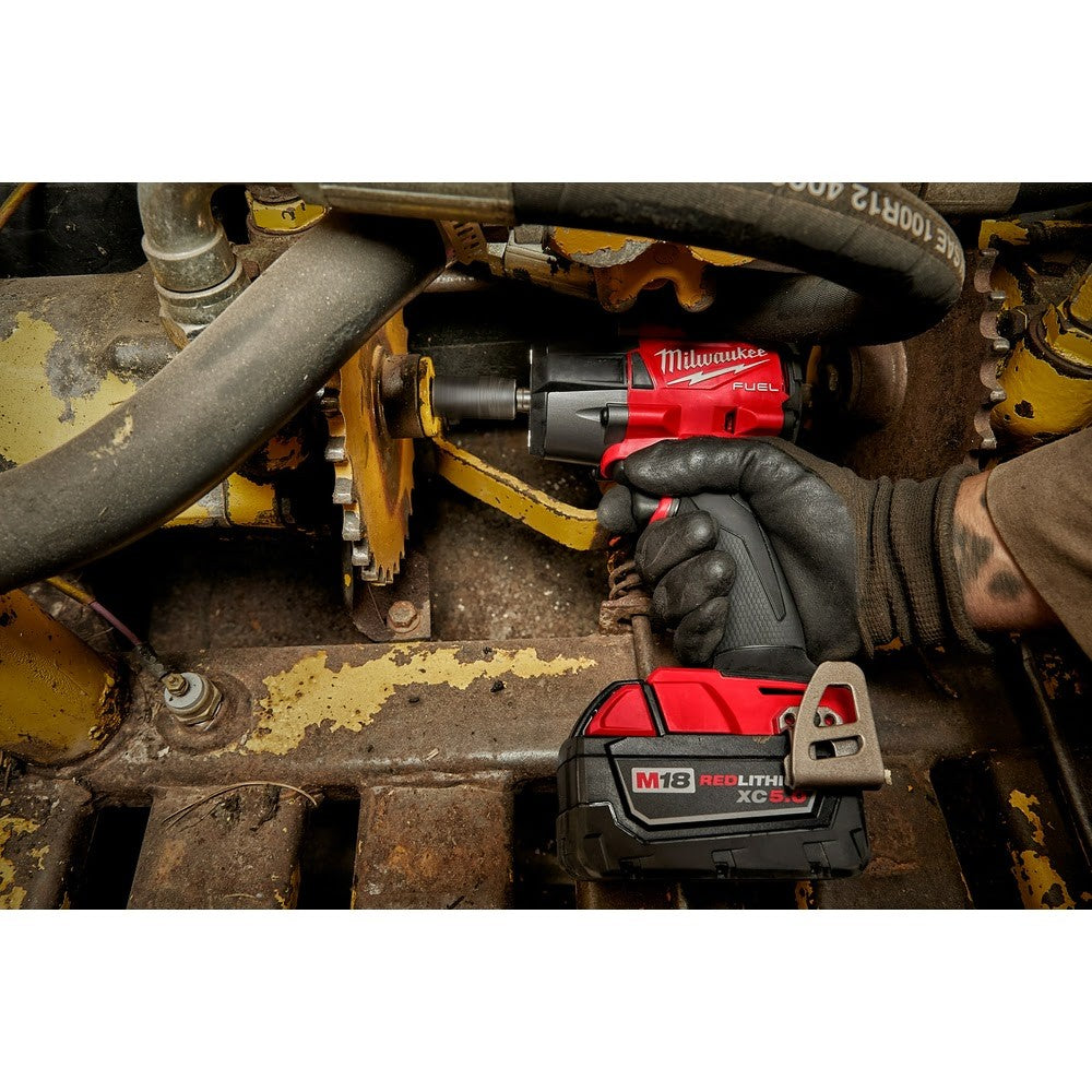 Milwaukee 2960-80 M18 FUEL 3/8" Mid-Torque Impact Wrench with Friction Ring Bare Tool Reconditioned