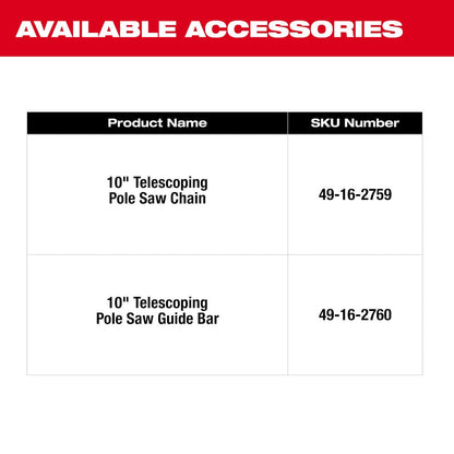 Milwaukee 3013-20 M18 FUEL Telescoping Pole Saw