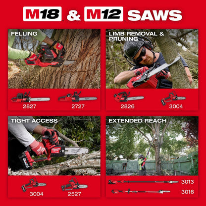 Milwaukee 3016-20PS M18 FUEL Pole Saw w/ QUIK-LOK