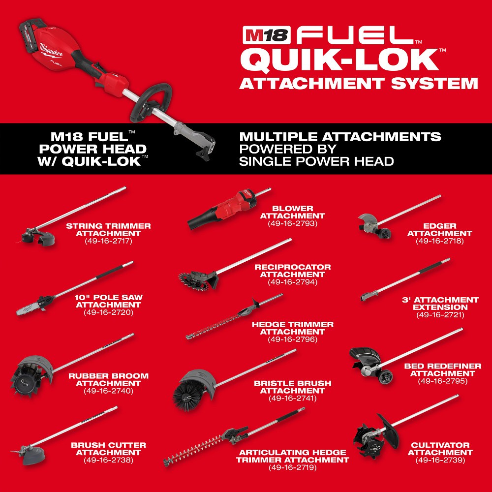 Milwaukee 3016-21ST M18 FUEL String Trimmer w/ QUIK-LOK Kit