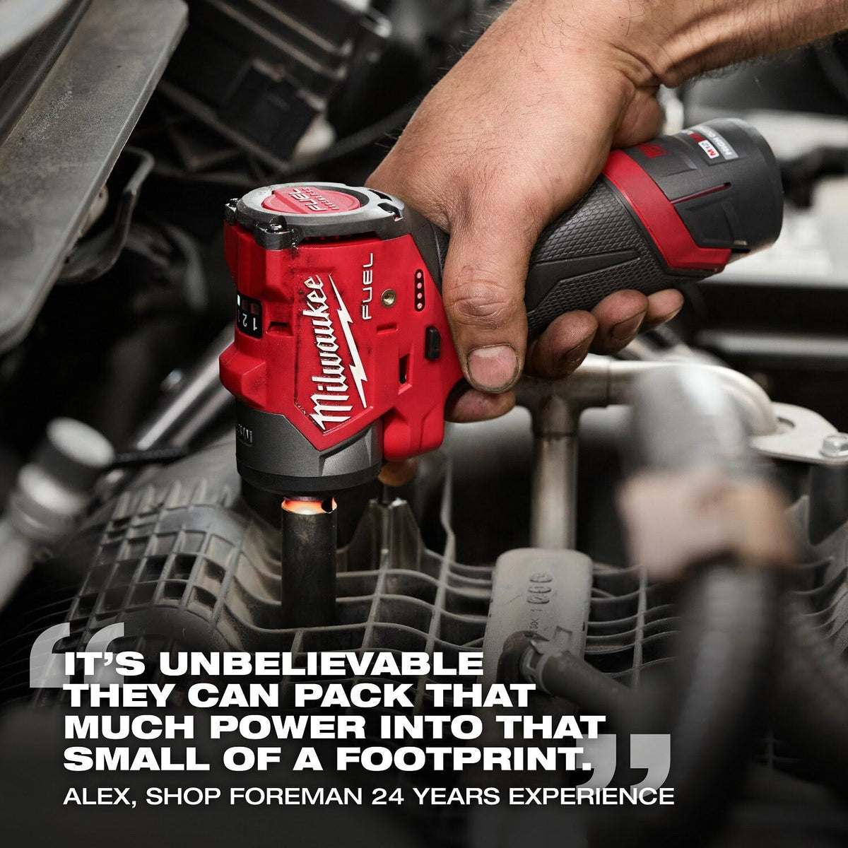 Milwaukee 3049-20 M12 FUEL 3/8" Subcompact Impact Wrench with Friction Ring