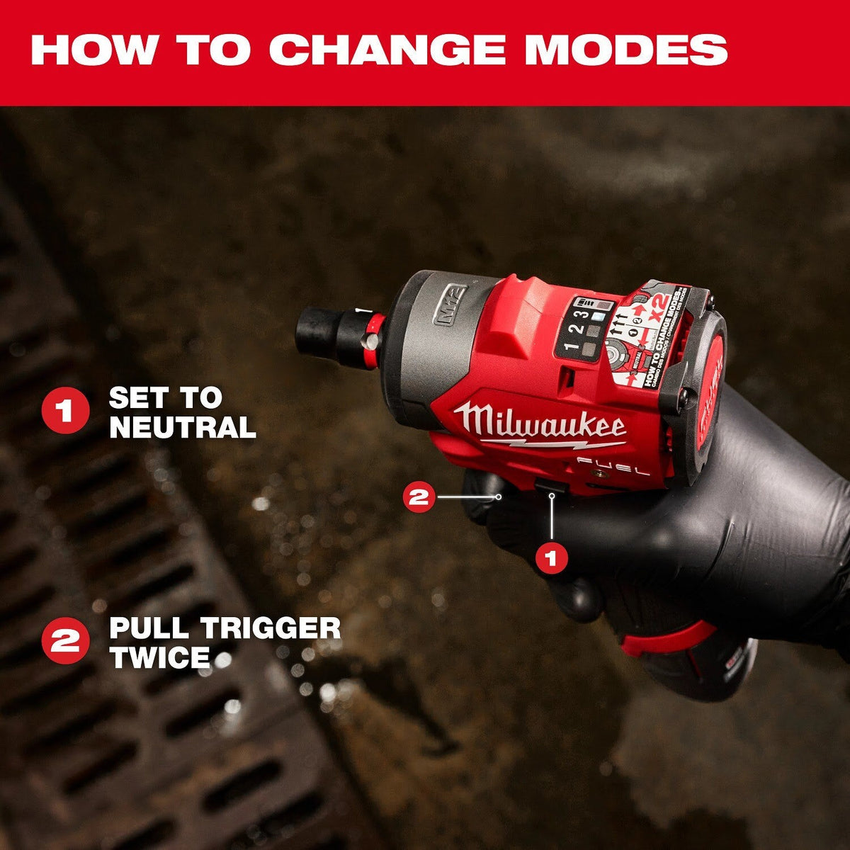 Milwaukee 3049-20 M12 FUEL 3/8" Subcompact Impact Wrench with Friction Ring