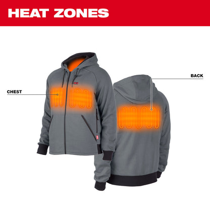 Milwaukee 306G-21 M12 Heated Hoodie Kit (Gray)